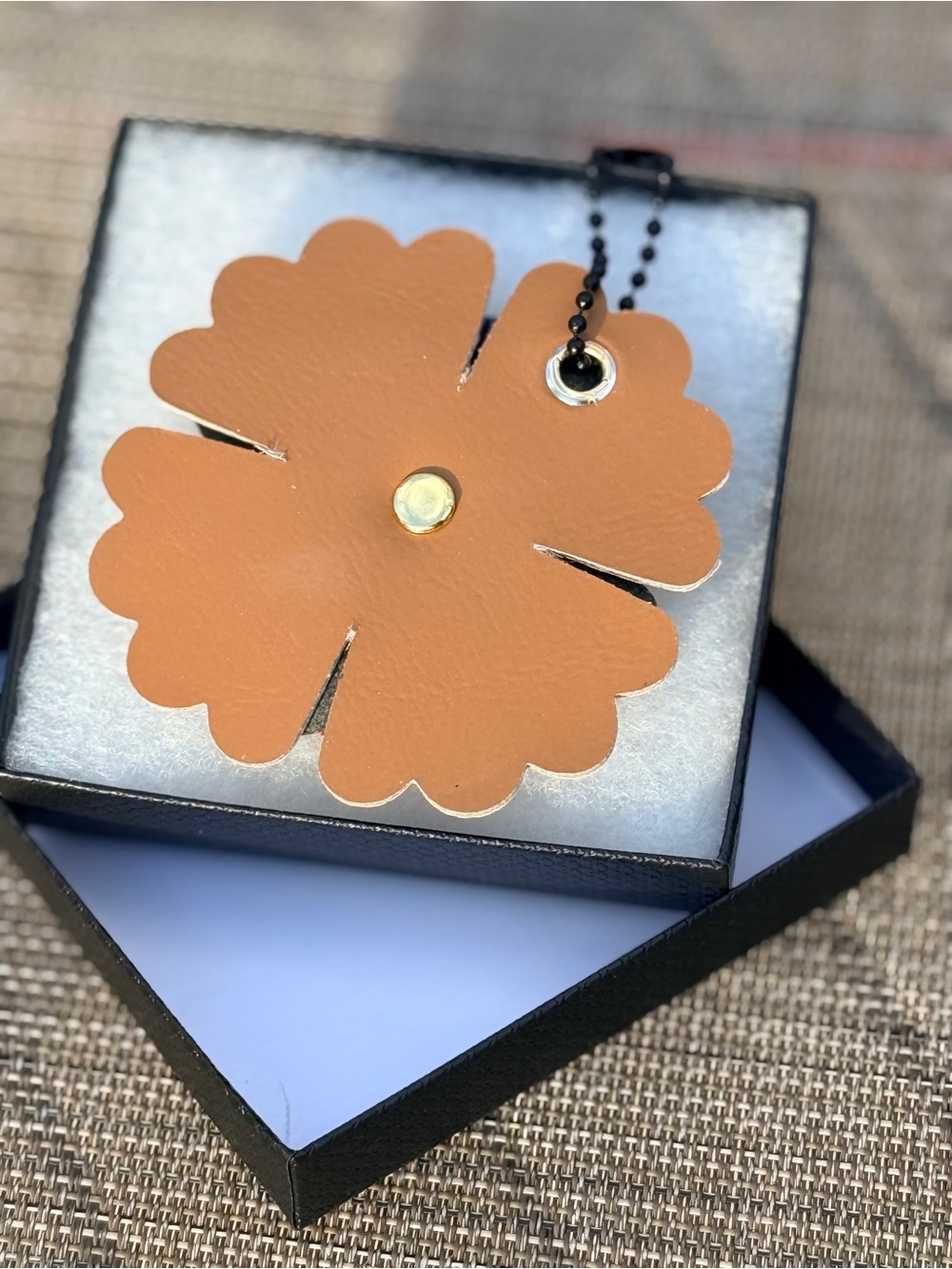 Handmade Floral Bag Charm - Picture 2 of 2